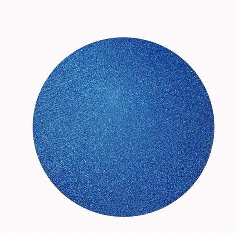 6 ROYAL BLUE 13" Round Glittered Faux Leather PLACEMATS Wedding Decorations - Picture 3 of 8