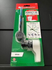Fluidmaster 640 Perfect Fit Toilet Tank HANDLE Lever with Adjustable White NEW
