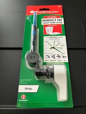 Fluidmaster 640 Perfect Fit Toilet Tank HANDLE Lever Adjustable White  UNIVERSAL