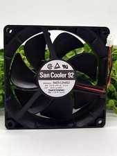 Sanyo 9A0912H402 DC12V 0.21A 9225 2-Wire Double Ball Bearing Cooling Fan
