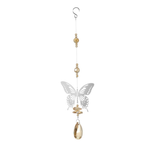  Outdoor Pendant Light Crystal Butterfly Ornament Reflection - Zdjęcie 1 z 12