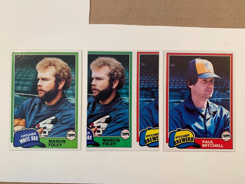 1981 Topps EXTREMELY RARE ERROR Miss-print Card - Image 3 of 4