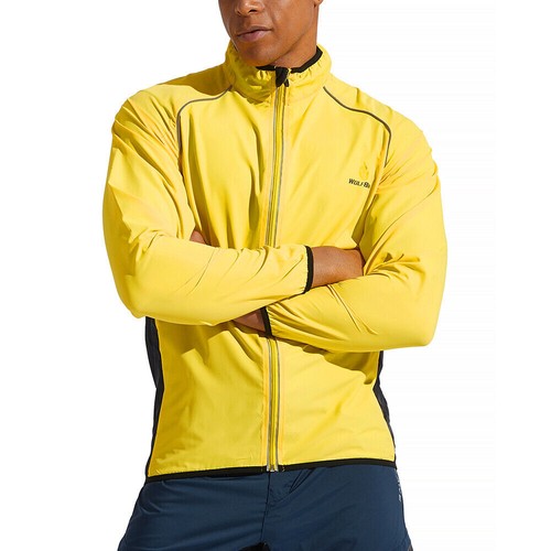 Hi Viz Clothing Men Women Cycling Jacket Windproof Waterproof MTB Bike Rain Coat - Picture 32 of 36