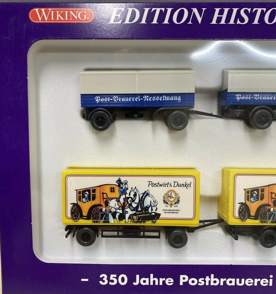 Marklin WIKING PMS 82-10 "Post - Branerrei" Trucks and Wagons. Mint. - Image 3 of 4