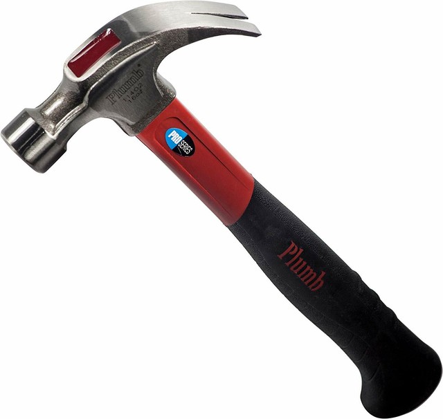 Plumb 11402N 16Ounce Premium Fiberglass Curved Claw Hammer eBay