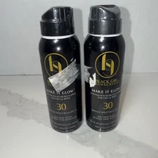 Black Girl Make It Glow 3oz Sunscreen Spray SPF 30 Exp 03/26 ( 2 Pack )