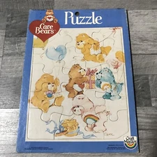 Vintage 1983 Care Bears Board Puzzles Craft Master 15 Piece W7