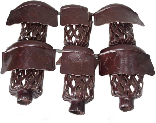 Pack of 6 PU Leather Pool Table Pockets Billiard Table Web Shield Set Drop Bag N