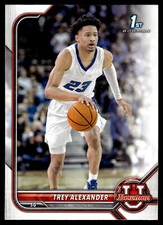 2021 Bowman University #14 Trey Alexander NRMT or Better