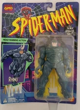1994 Rhino Toy Biz Figure EX with Head Ramming Action !
