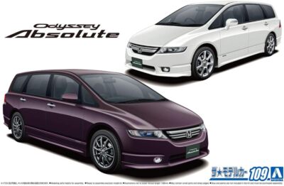 Honda Odyssey Absolute オデッセイ　ミニカー AOSHIMA 1/24 Honda Rb1 Odyssey Absolute 2006 Minivan 57384 for