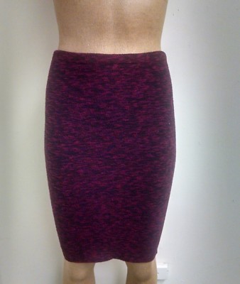 Small S/P EXPRESS  Pencil Skirt NWT Burgundy Red, Small Stretch Material     B58