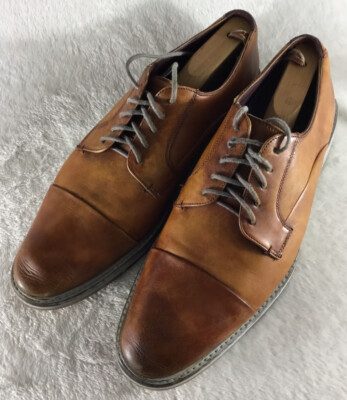 Ted Baker, Men\'s Cognac Leather Cap-Toe Oxford Men main image 2