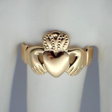 Irish Claddagh Ring 14K Gold