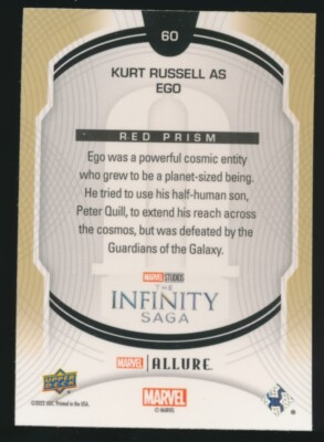 60 KURT RUSSELL EGO 2022 Upper Deck Marvel Allure RED PRISM 