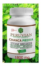 Chanca Piedra 1800mg 60 Capsules Stonebreaker Peruvian Materials organic Grow