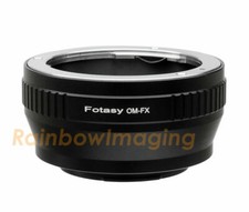 Olympus OM Mount Lens to Fuji Fujifilm X-Pro3 X-E3 X-Pro2 X-T4 X-T30II Adapter