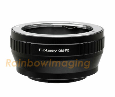 Olympus OM Mount Lens to Fuji Fujifilm X-Pro3 X-E3 X-Pro2 X-T4 X-T30II Adapter