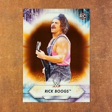 2-12-11 PWE. 2021 wwe #159 rick boogs rc orange parallel /50