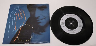 Chris de Burgh Tender Hands  7'' Vinyl Record Single 1988 AM486 A&M 45 EXC COND