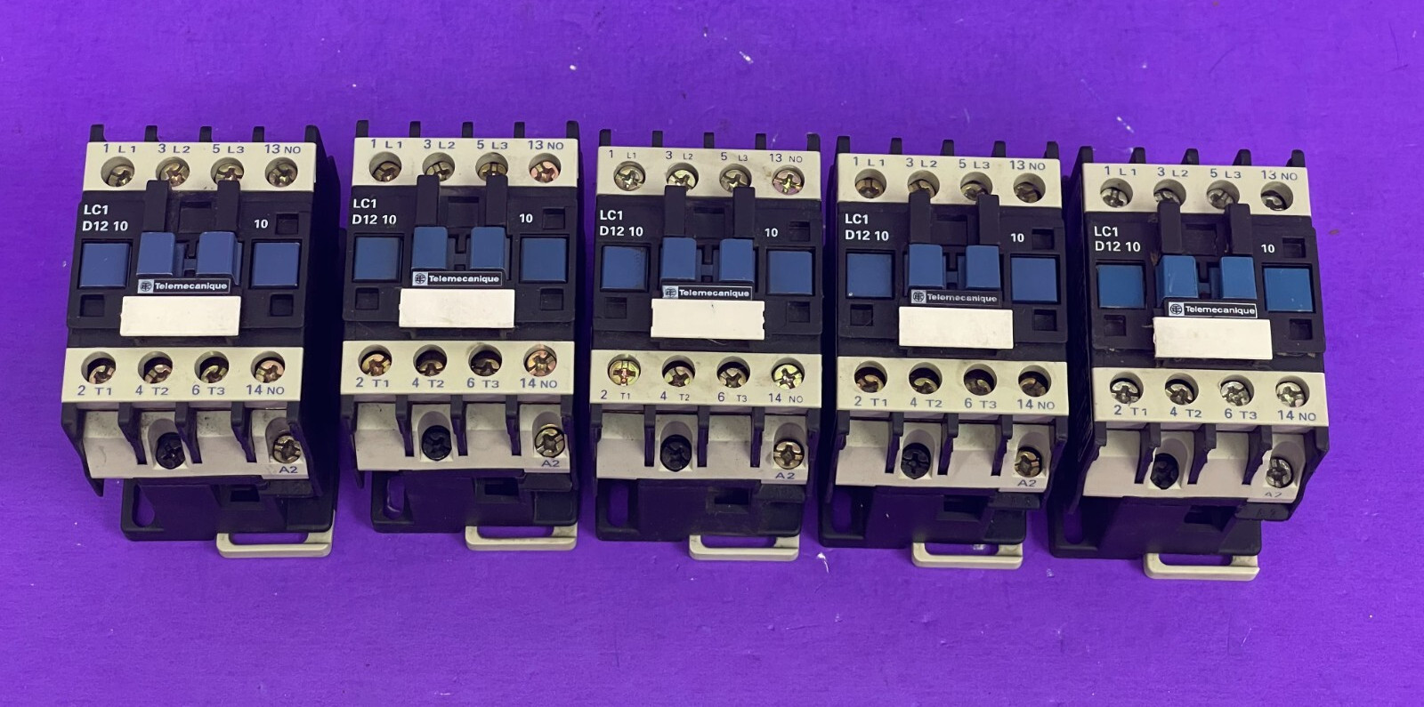 Telemecanique LC1-D1210 G6 Contactor 25A 120V 60HZ [Lot of 5]