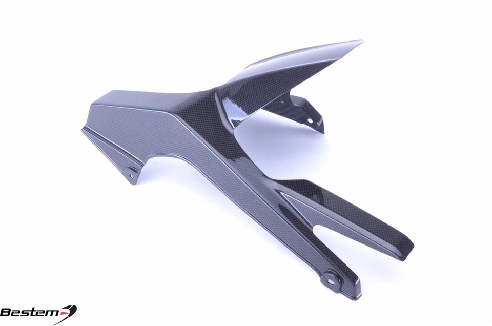 Guardabarros protector de cadena abrazador neumático trasero 100 % fibra de carbono Honda Grom 2012-2017 2016 Foto 2 de 4