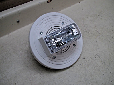 Simplex Ceiling Fire Alarm Speaker Strobe Multi-CD Non-Addressable P/N 4906-9154