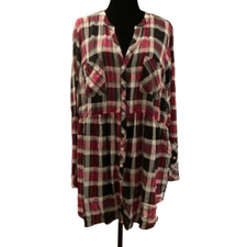 Torrid Emma Babydoll Challis Button-Front Tunic Size 4 26