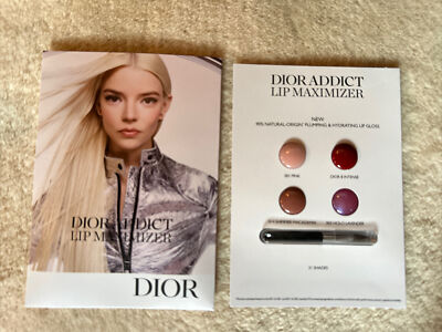 DIOR Addict Lip Maximizer Gloss Sample Set ~ 4 Colors