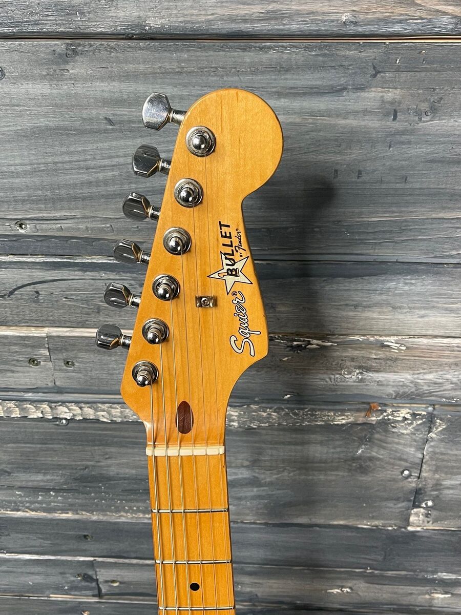 Used Squier by Fender MIJ Bullet HT-1 HSS Guitar with Case Used Squier by Fender MIJ Bullet HT-1 HSS Guitar with Case