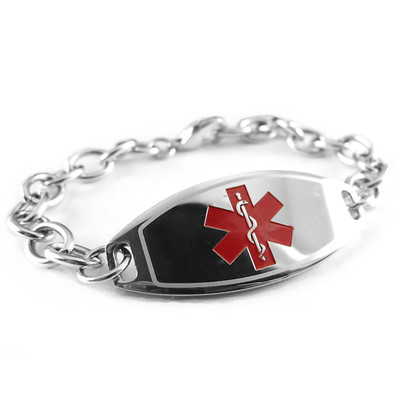 MyIDDr - Pre Engraved - GASTRIC BYPASS Medical Bracelet, Free ID Card | eBay