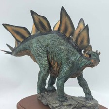 Stegosaurus Dinosaur Statue Painted Model Collectible Display Animal Model