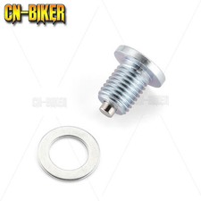 Low-Profile Magnetic Drain Bolt Plug For KAWASAKI KLR650 Adventure/Traveler 87+