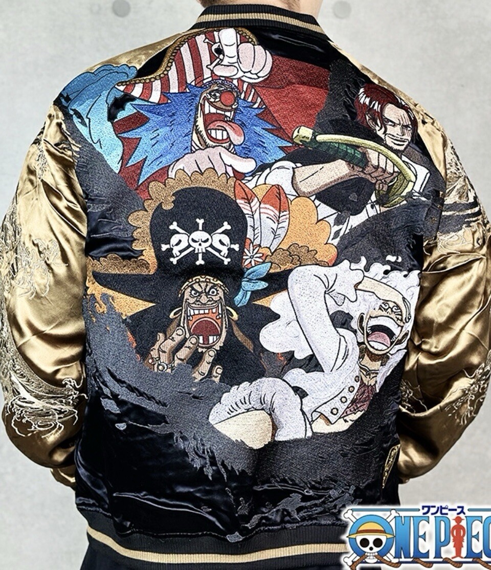 One Pieace Sukajan Jacket Bomber jacket Japanese anime