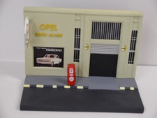 Opel Collection concessionaria auto officina Ernst Maier 1:43 IMBALLO ORIGINALE stazione di servizio DIORAMA 