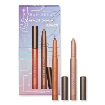 Urban DecayCyber Shift EyeshadowStick Duo Neutral DUO HARDFALL & POP OFF  NIB