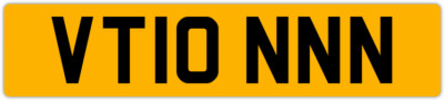 TONY TON TONI ANTON ANTHONY TONEY PRIVATE REGISTRATION CAR NUMBER PLATE VT10 NNN
