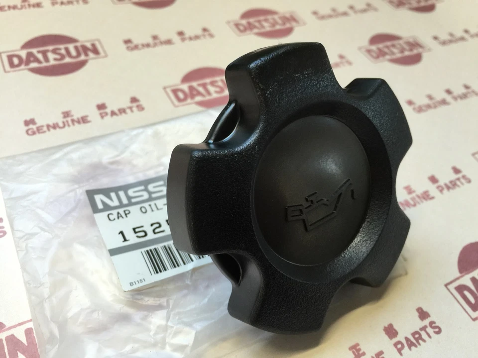 Tapa de llenado de aceite DATSUN 240Z 280Z genuina (se adapta a Nissan 510 PB110 PB210 serie L) Foto 3 de 4