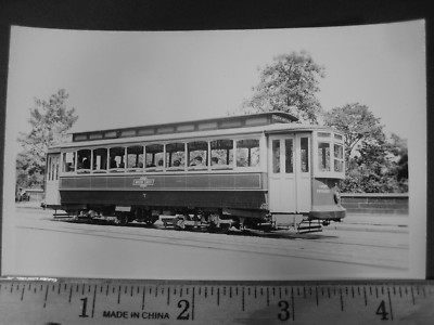 NP110 1935 Trolley Street Seilbahn Foto NYC Central Park bei Columbus Circle