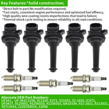 5 Ignition Coil Pack For Volvo S60 S70 S80 C70 XC70 V70 T5 2.3L 2.4L 2.5L UF341