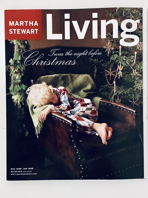 MARTHA STEWART LIVING Magazine 9 Vtg Dec 1998-Nov 99 w/Recipe