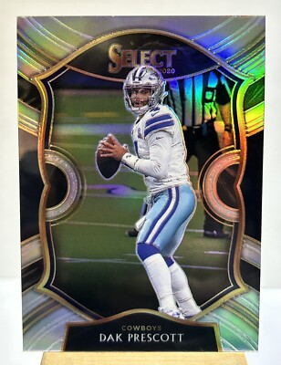 2020 Panini Select Dak Prescott Silver Concourse Prizm #9 Cowboys Football ￼￼￼￼