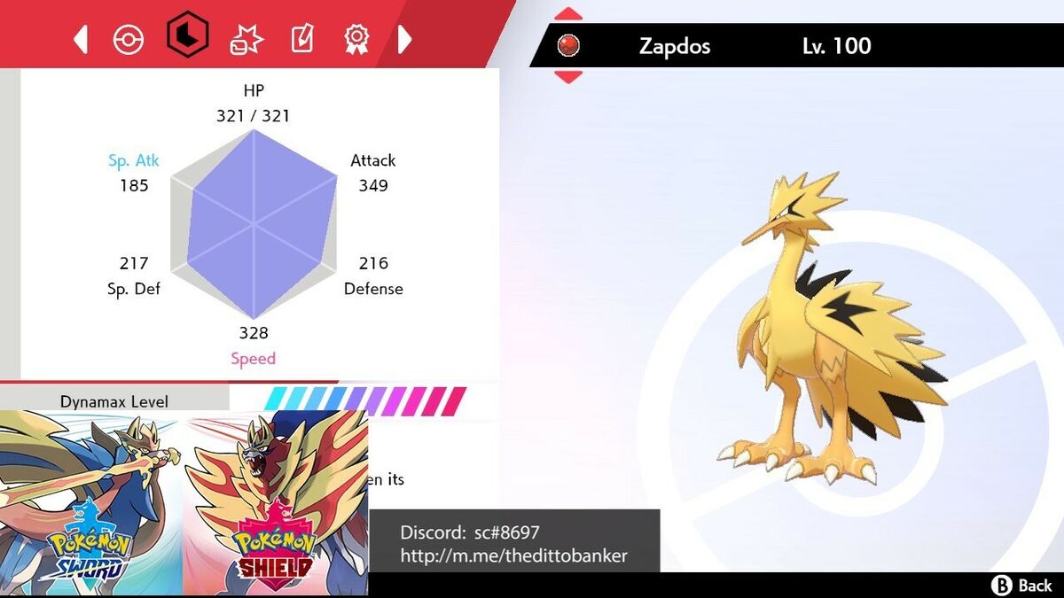 POKEMON SWORD and SHIELD Event ✨SHINY✨ Galarian Zapdos