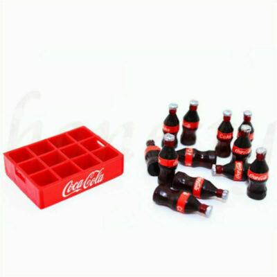 13x Dolls House 1:12TH Scale Miniature Coca Cola With Base Drinks Accessories