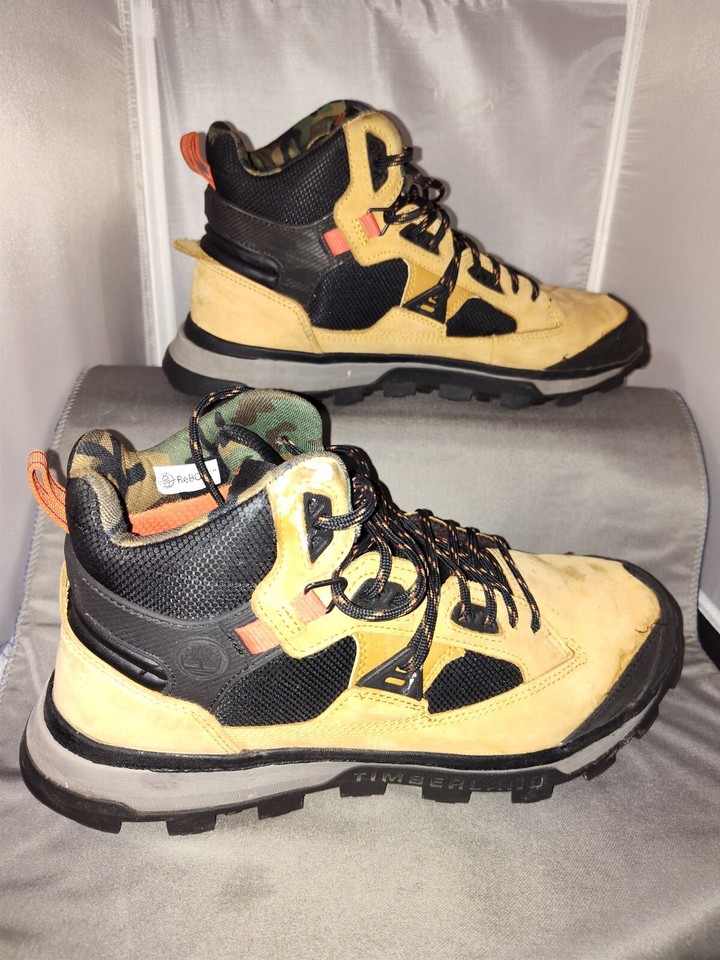 Timberland Pro Treeline STR Mid Wheat Nubuck/Camo Hiking Boots Men's