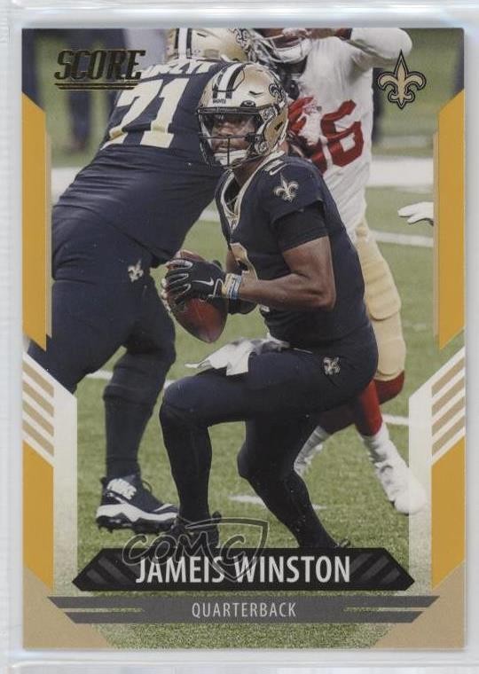 2021 Score Gold Jameis Winston #208 0y59