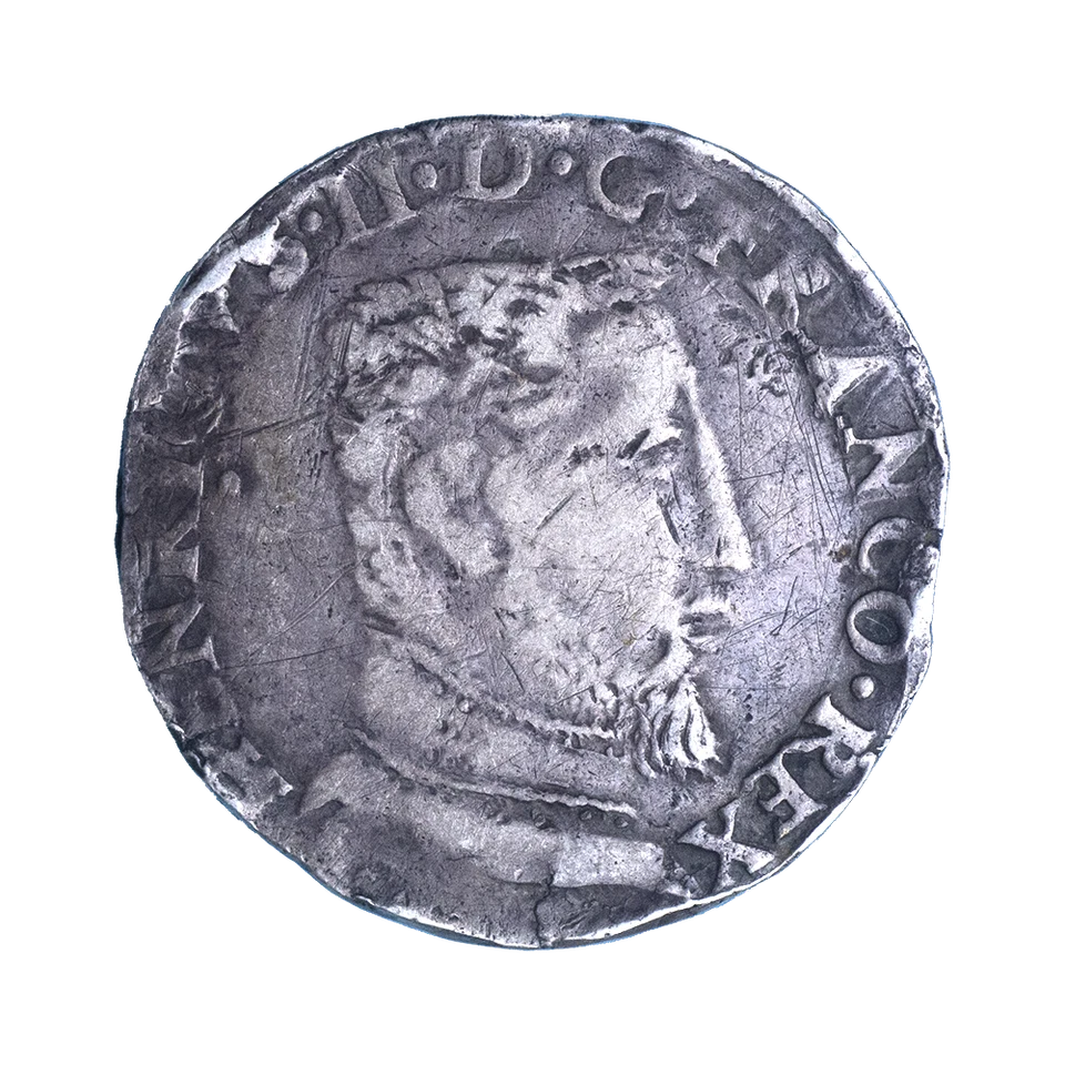 Henri II-Teston 1555 Toulouse, France, Argent, TB+ - Photo 1/3