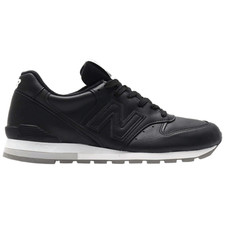 New Balance 996 M996MUA Schwarz/Weiß Leder Sneaker Hergestellt IN USA Men Schuh