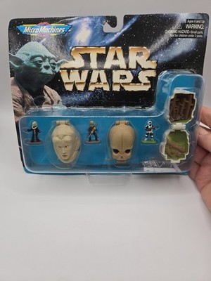 1996 Star Wars Micro Machines 68020 Bib Fortuna, Figrin D'an, Troo Collection IV