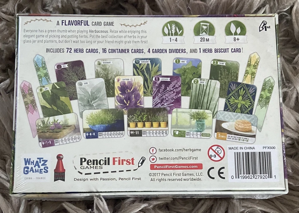 HERBACEOUS THE CARD GAME, New Sealed - Image 2 of 2